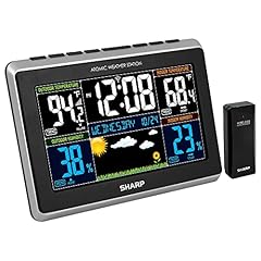 Sharp Weather Station with Easy to Read Color Display Wireless Indoor Outdoor Thermometer and Sharp Weather Station with Easy to Read Color Display Wireless Indoor Outdoor Thermometer and item