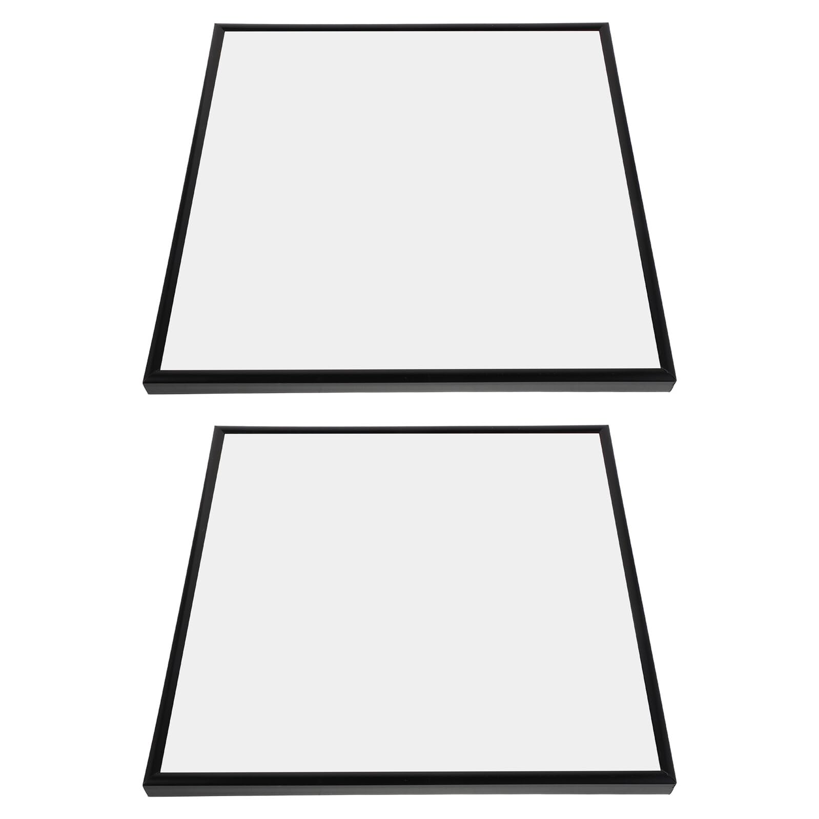 2 Pezzi Cornice per Vinile Nero Opaco Porta Dischi da Parete Elegante per Album Vinile Supporto Decorativo per Esposizione Copertine Organizer per Collezioni in Studio e Casa