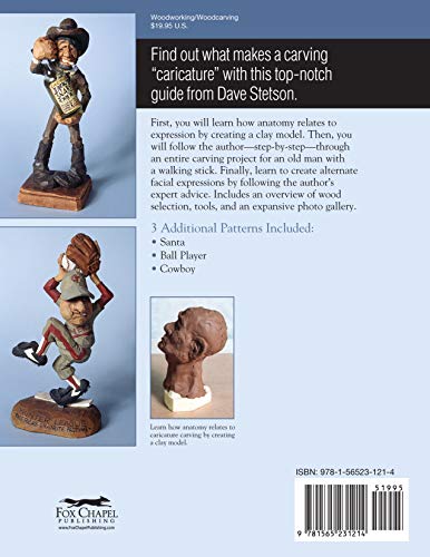 Caricature Carving from Head to Toe: A Complete Step-by-Step Guide to Capturing Expression and Humor in Wood (Fox Chapel Publishing) - Image 2