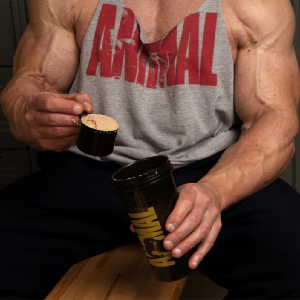 ANIMAL Isolate Whey Protein Pulver (cookies and cream) – con 25 g de proteína y 4,6 g de BCAA para el desarrollo muscular, batido de proteínas con aislados y diversos aminoácidos – 2,3kg