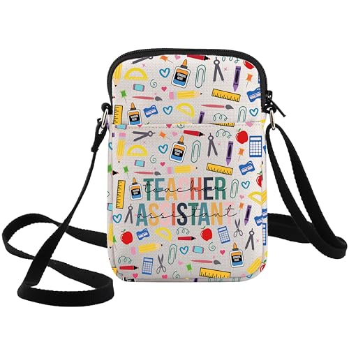 Cadeau pour assistant pédagogique et sac d'école WZMPA pour la fin d'année