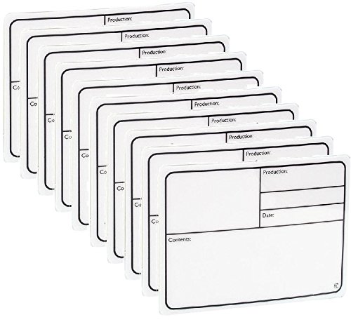 Adam Hall 88001 Tour Label selbstklebend weiß 177 x 127 mm Beschriftungsschild