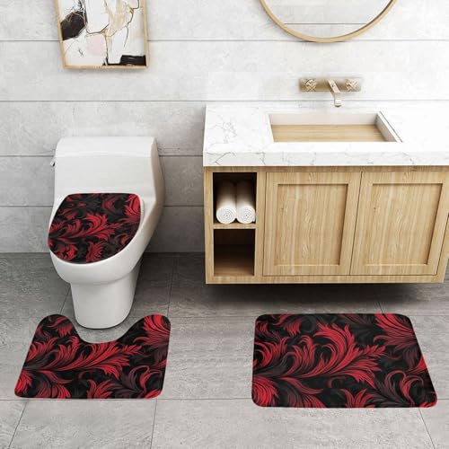 Tapis de salle de bain anti-glisse HJFCZH pour sécuriser les sols humides de WC