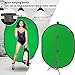 Chroma-Key Green Screen Backdrop, Collapsible Background Panel, Chromakey Blue Photo Backdrop for Photography, 2 in 1 Portable Foldable Photo Video Lightweight Studio Virtual Background, 5ft x 3.2ft