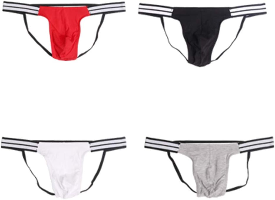 UnknownMen's Jock Strap Modal Low-Rise Underwear 4-Pack