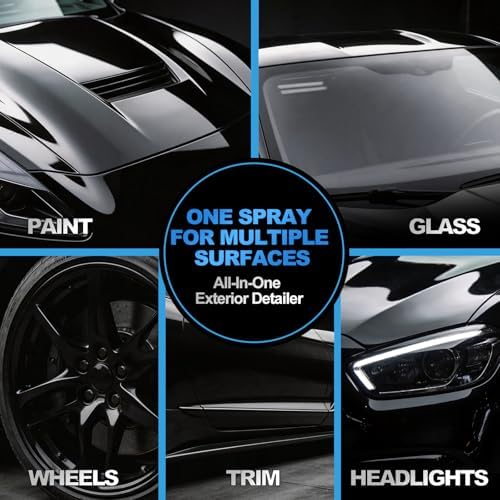 MineeCozee Waterless Car Wash Spray: Rinseless Car Wash Spray & Wipe Detailer, Cleaning Spray for Paint Glass Wheels Trim - Quick Waterless Wash Removes Dirt and Enhances Shine (16.9 Fl Oz) — view 6