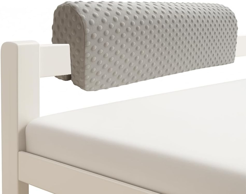 Wonder Space Toddlers' Bed Rail Bumpers Protecter - Children Bed Guardrail Padding - Anti-Collision | Increased Height | Fall Prevention - Easy Installation Enhanced Safety Universal Fit (Grey, 70cm)