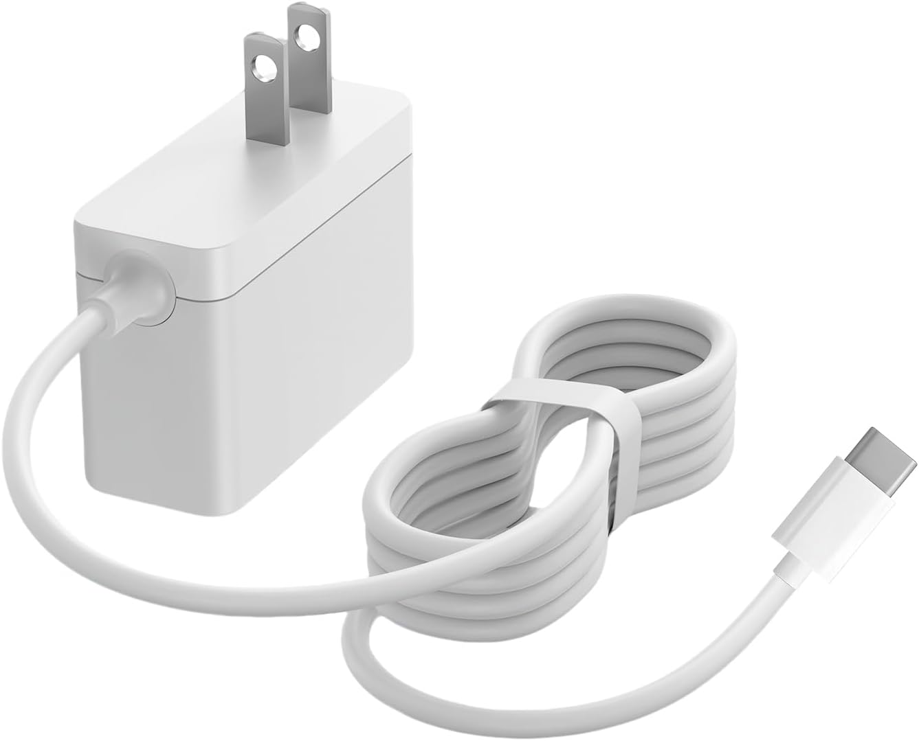 Power Adapter for Babysense MaxView Pro/Prisma Video Baby Monitors | Replacement Type-C Charger - White 5V Charging Cable - 4.9FT Durable Cord for Indoor Nursery Daily Use