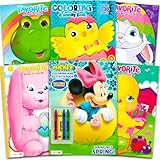 Bulk Assortment Easter Coloring Books - Bundle with 6 Kids Easter Coloring and Activity Books with Stickers, Jumbo Crayons, Games (No Duplicates)