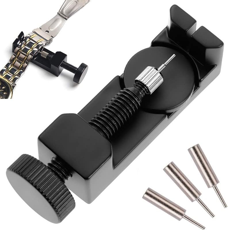 Metal Watch Link Removal Kit with 3 Extra Pins, Watch Strap Adjustment