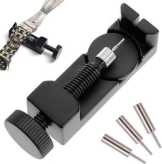 ZARB Watch Link Removal Kit with 3 Extra Pins, Metal Watch Strap Adjustment Tool for Watch Strap Resizing, Watch Link Removal Tool for Watch Strap Pins, Watch Tool kit