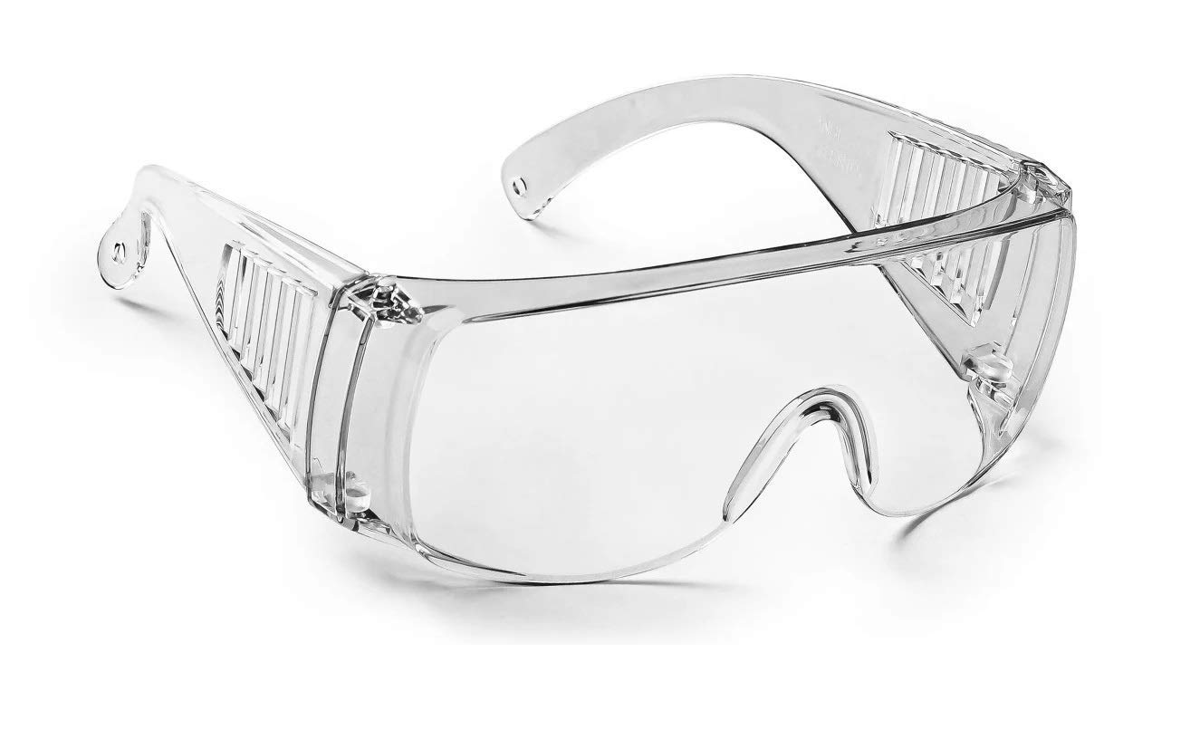 Sunshades Anti-Fog Wild Vison Safety Glasses for Men And Women Safety Protective Goggles Wind Proof Sunglasses for Lab Work, Light weight Medical Glasses (Transparent/Clear) (Pack of 2) (B094W55437) Amazon Price History, Amazon Price Tracker