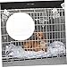 GANAZONO DIY Dog Crate Door Iron Wire Pet Screen Door for Cat Dog Rabbit DIY Assemble Pet Fence Accessory