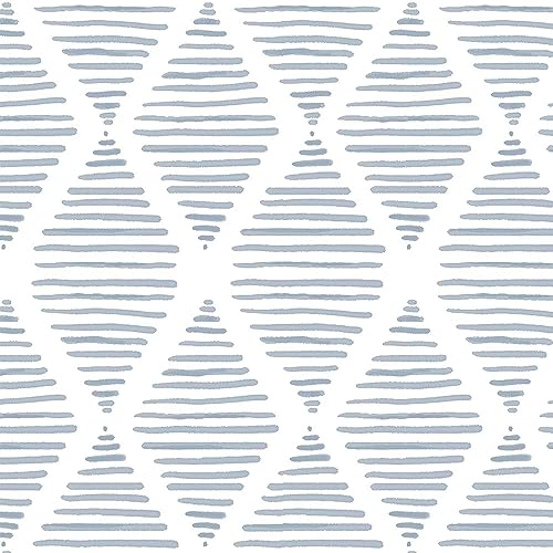 Okydoky Papel pintado moderno de rayas para despegar y pegar, 44 ...