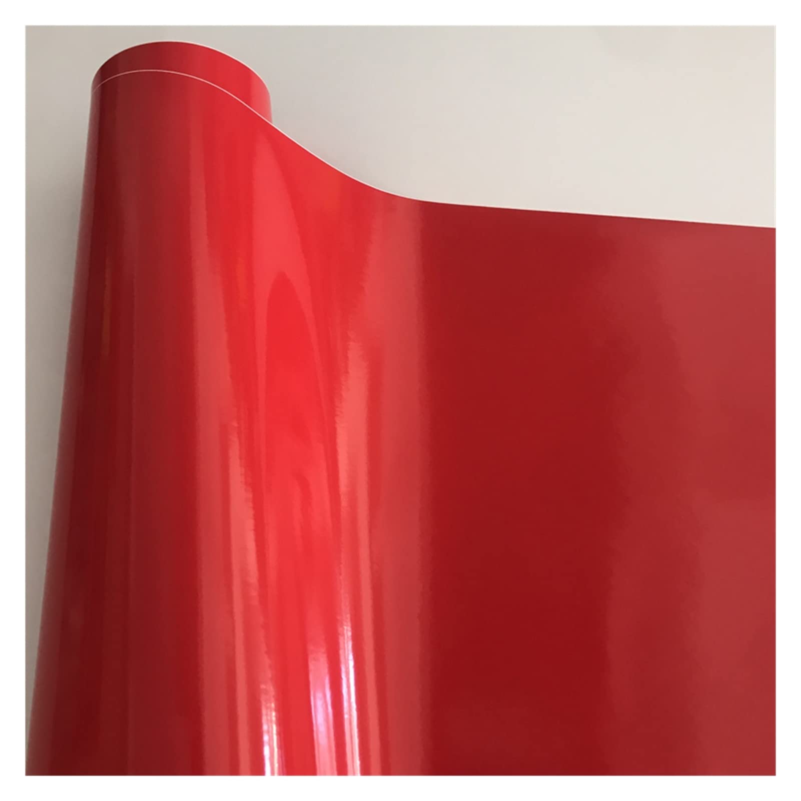 10/20/30/40/50x152 CENTIMETRI Lucido Lucido Vinile Car Wrap Sticker Nero Bianco Rosso Blu Giallo verde Lucido Auto Moto Scooter Decal (Color : Mid Blue, Size : 50cm x 300cm)