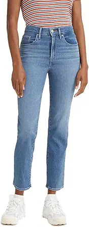 Levi's Women's 724 High Rise Straight Crop Jeans