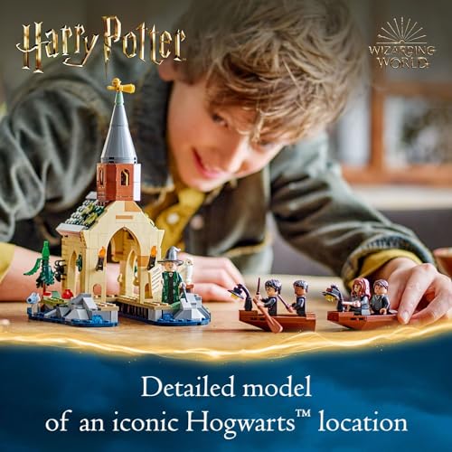 LEGO Harry Potter Hogwarts Boat House Building Toys - Harry Potter Toys for Kids, Girls & Boys, Age 8+ - Birthday Gift with 5 Minifigures - 76426 - Image 3