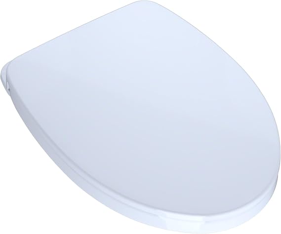 TOTO SoftClose Slow Close Elongated Toilet Seat and Lid, Cotton White - SS124#01