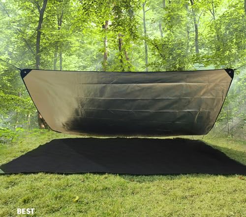 Heavy Duty Survival Blanket -Multifunctional Reflective Tarp Thermal Blanket - 60" x 83" Waterproof Sandproof for Camping Hiking Outdoors Multifunctional Emergency Blanket… - Image 6