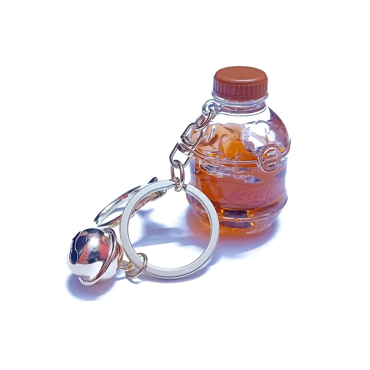 Acrylic Glass Bottle Keychains for Girls Multipurpose keychain | Floating Oil keychain | Jelly Keychain - Multi-Colour - for Size see images-image-28