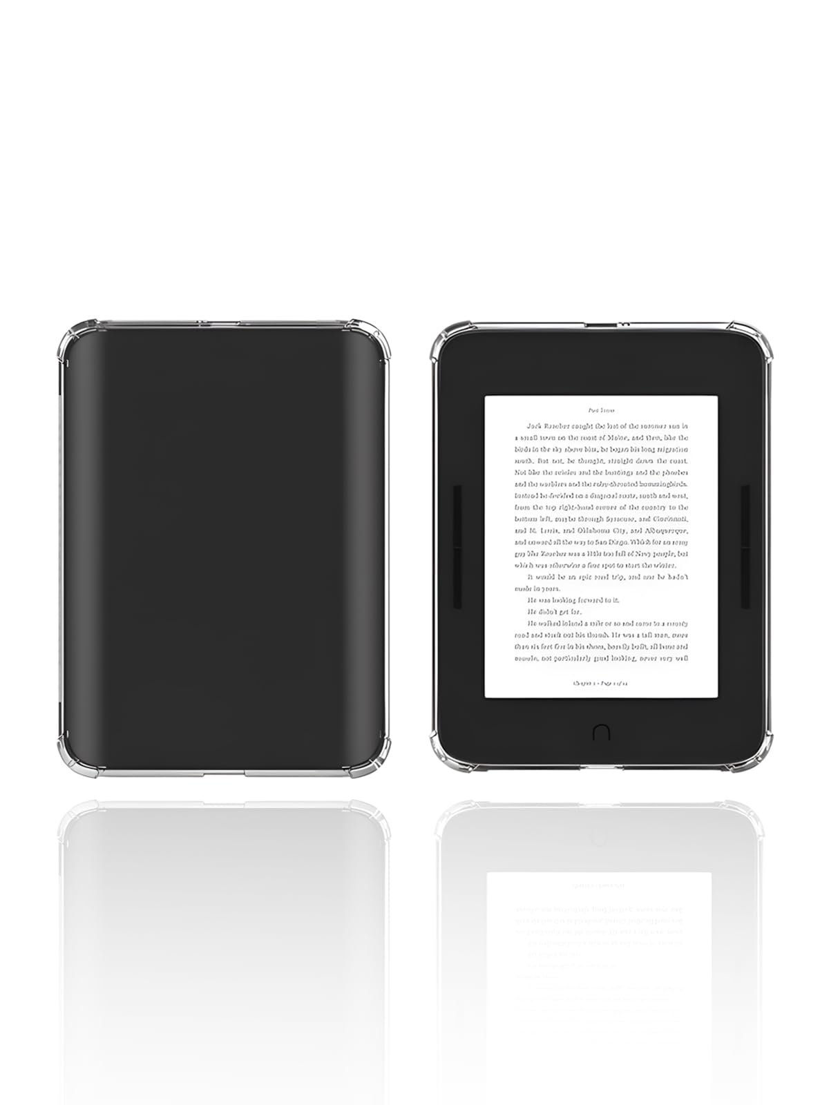 Case for Barnes & Noble Nook GlowLight 3 eReader 6 inch, WUNIAK Airbag Drop-Proof Design Thin Slim Lightweight Scratch Proof,Durable Protection