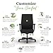 HON Ignition 2.0 Mid Back Task Chair, Advanced Synchro-Tilt Control, Office Chair with Lumbar Support, Height and Width Adjustable Arms, Black Frame, Black