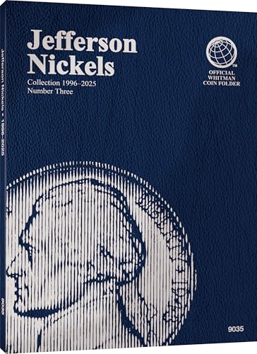 Jefferson Nickels Folder Starting 1996 (Official Whitman Coin Folder)