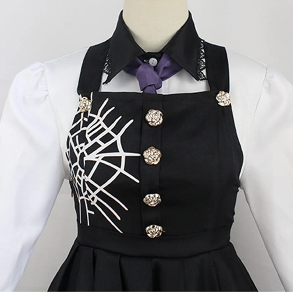 Tōjō Kirumi kostium cosplay, dla kobiet, strój pokojówki, mundurek szkolny, anime, na Halloween, imprezę, cosplay, ubrania dla dziewcząt, fanów