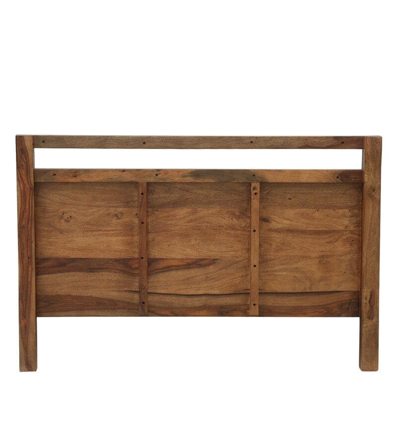 Image of SANKAT MOCHAN Industries Solid SHEESHAM Honey Brown Wooden King Size Bed Double Bed Furniture for Bedroom, Living Room, Home & Hostel (Honey Finish) Matters Size (6 * 6) ((M.S. Size 72 * 72 INCH))