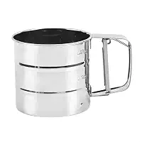 Peneira Inox Polvilhador Tapioqueira com Gatilho para Farinha Açucar