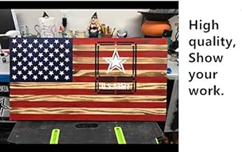 Amazon.co.jp: OBUY 大きな米軍ロゴステンシル (2枚セット) 木