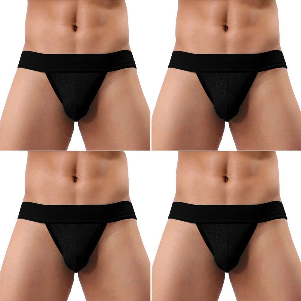 Mens Micro Mesh Stretch Bikini Briefs Pouch Underwear