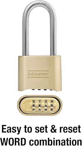 Miniatura 5 de Master Lock 175D, candado con combinación propia, se puede resetear, 175DLHWD