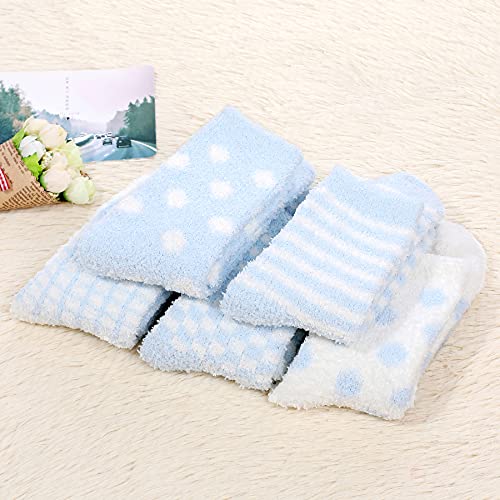 Zando Women's Soft Fuzzy Socks - Thick, Warm, Fluffy, Comfy Home Sleeping Socks3
