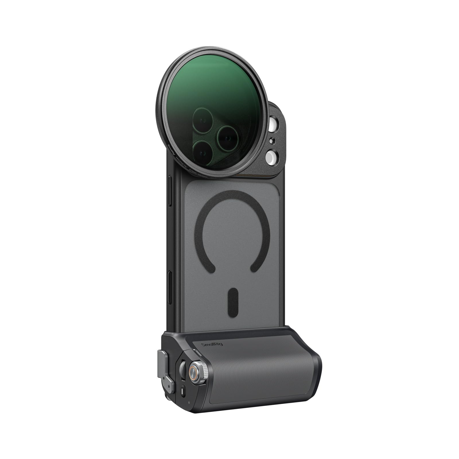 SMALLRIG FilMov Kit di impugnatura per fotografia con filtro per iPhone 17 Pro, impugnatura ergonomica con pulsante di scatto e zoom, batteria integrata da 3400 mAh, telecomando wireless - 6300