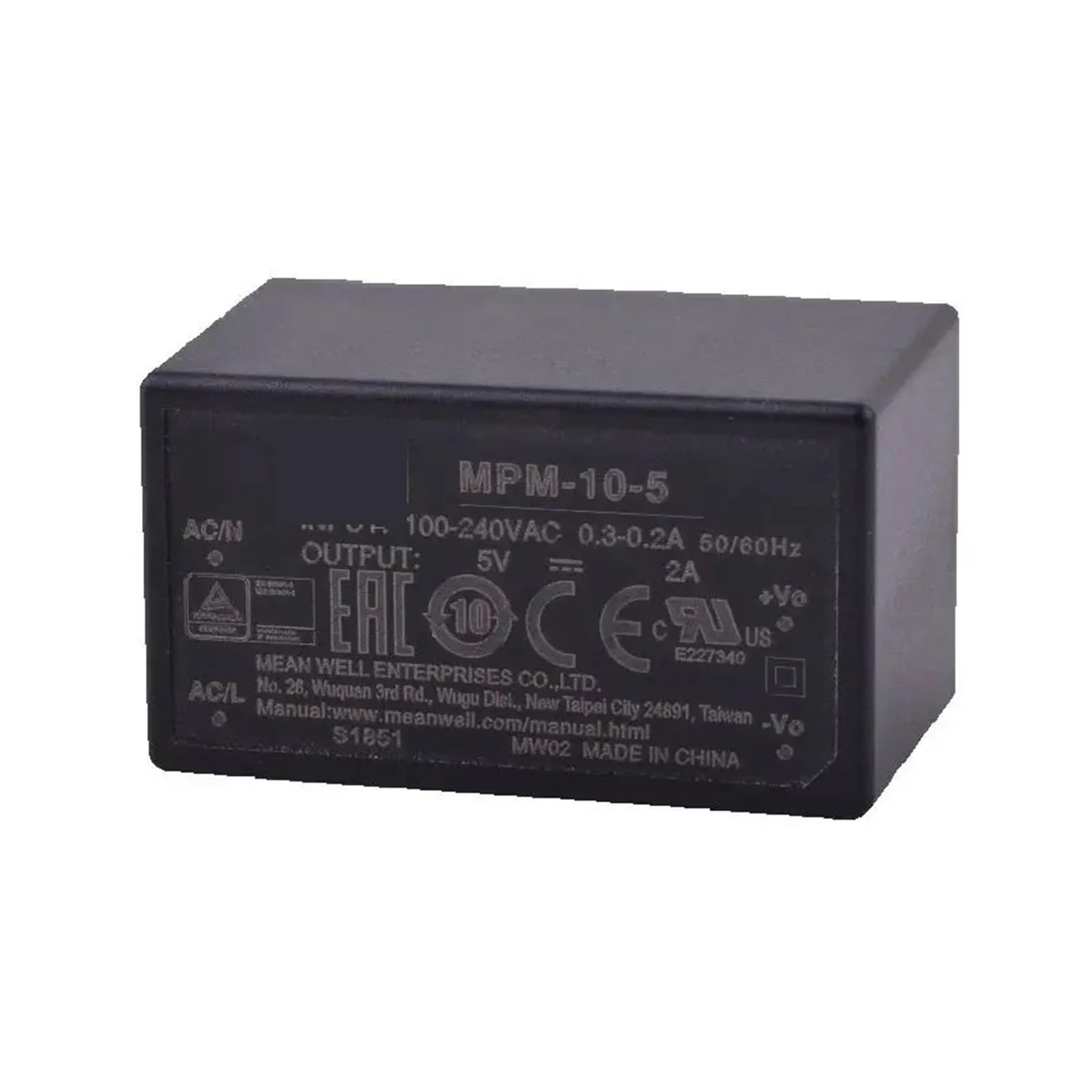 XDDQWSWA 10W Power Supply MPM-10-3.3V MPM-10-5V MPM-10-12V MPM-10-15V MPM-10-24V(MPM-10-3.3)