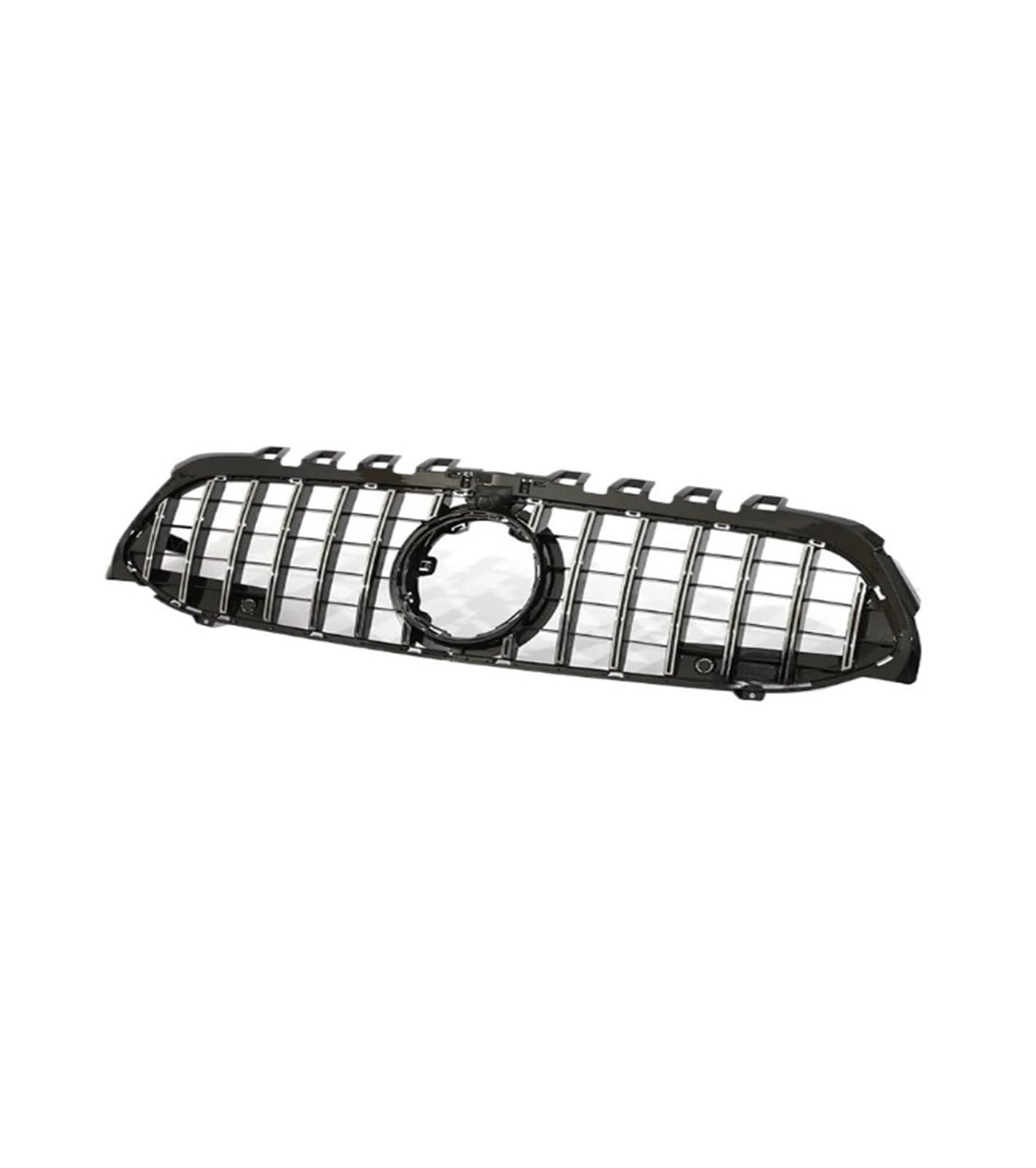 Kratka samochodowa kompatybilna z Mercedes Benz Klasa A W177 W176 A35 A180 200 250 260 2019 2020 2021, czarny przedni zderzak Panamericana GT Grille A45 Style(B GT 16-18)