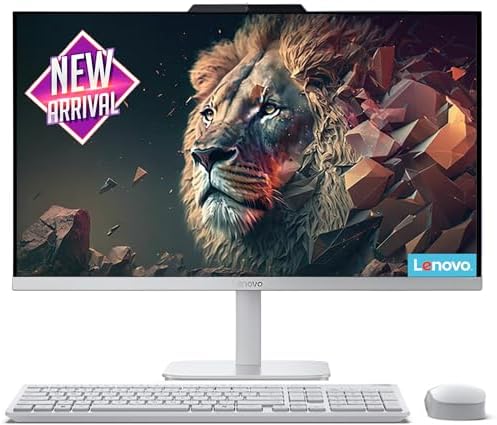 Lenovo All-in-One Desktop with Intel 4-Core Processor| 24 inch Fu...