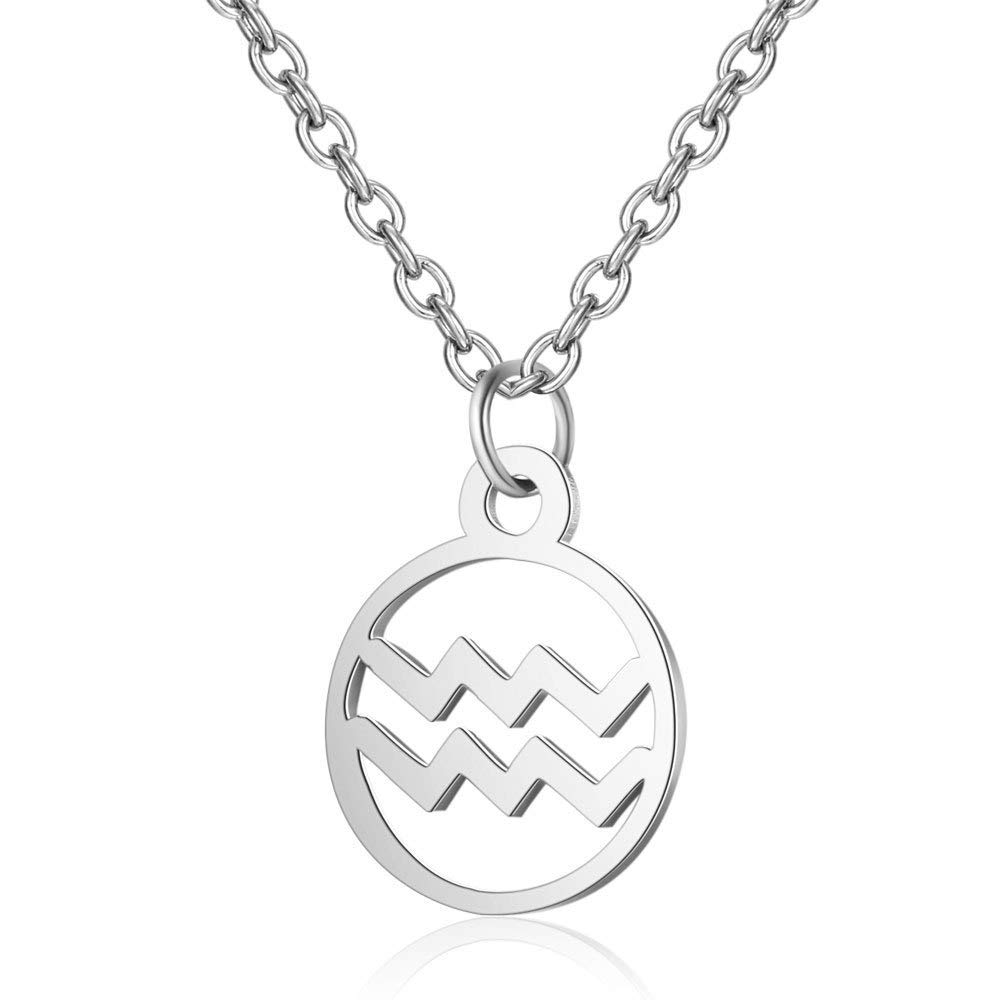 Collier Rond 12 Constellation pendentif astrologique zodiaque - 2