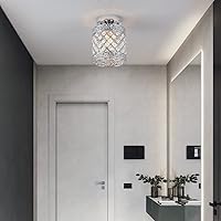 Vista 3 de Create For Life® Lámpara de Techo Empotrada de Cristal de Decoración Moderna de Estilo Mini Araña de Cristal Lámpara de Techo para Pasillo, Bar