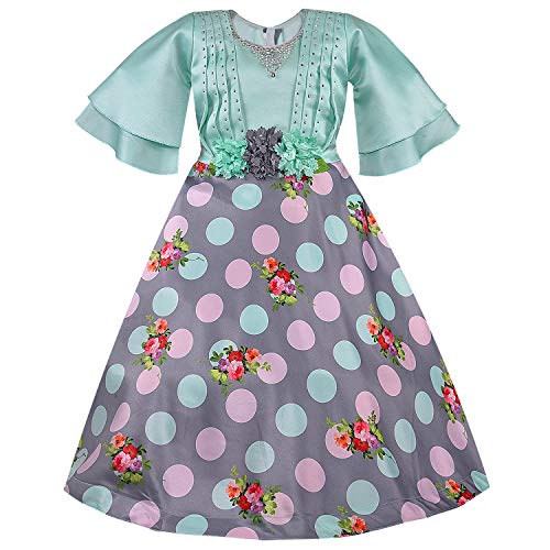Image of Wish Karo Girls Long Dress Gown for Girls-(LF201)