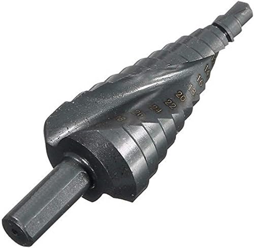 6-30mm0.23"-1.18" HSS Nitrógeno recubierto de nitrógeno broca de cono espiral Brocas Conjunto utilizado para cortar agujeros