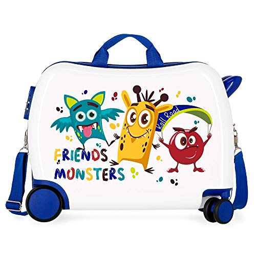 Roll Road Little Me Valise Enfant Multicolore 50x38x20 cms Rigide ABS Serrure à combinaison 34L 2,1Kgs 4 roues Bagage à main