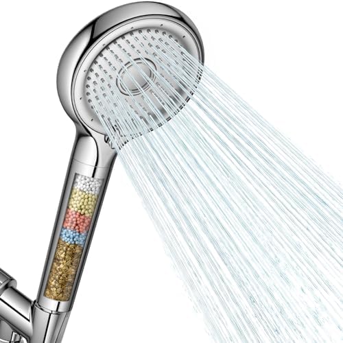 Auterfar Filtered Shower Head with Handheld, High Pressure