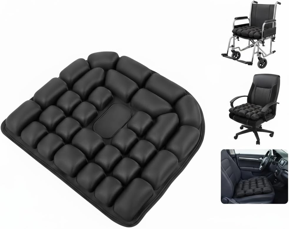 Bigingjia sondur travel cushion for airplane Self-Inflatable Portable Seat Cushion for Air Travel, 3D Air Cell Airplane Seat Cushions for Long Flights,Office Chair Cushion for Tailbone Pain Relief Bigingjia sondur travel cushion for airplane Self-Inflatable Portable Seat Cushion for Air Travel, 3D Air Cell Airplane Seat Cushions for Long Flights,Office Chair Cushion for Tailbone Pain Relief
