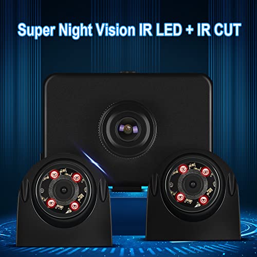 VSYSTO 3CH WiFi Truck Dash Cam