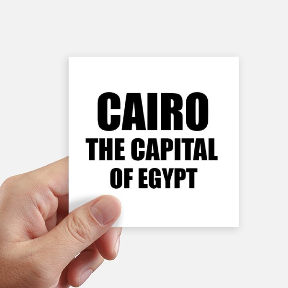 Autocollant Le Caire 10cm pour personnaliser une valise et un ordinateur