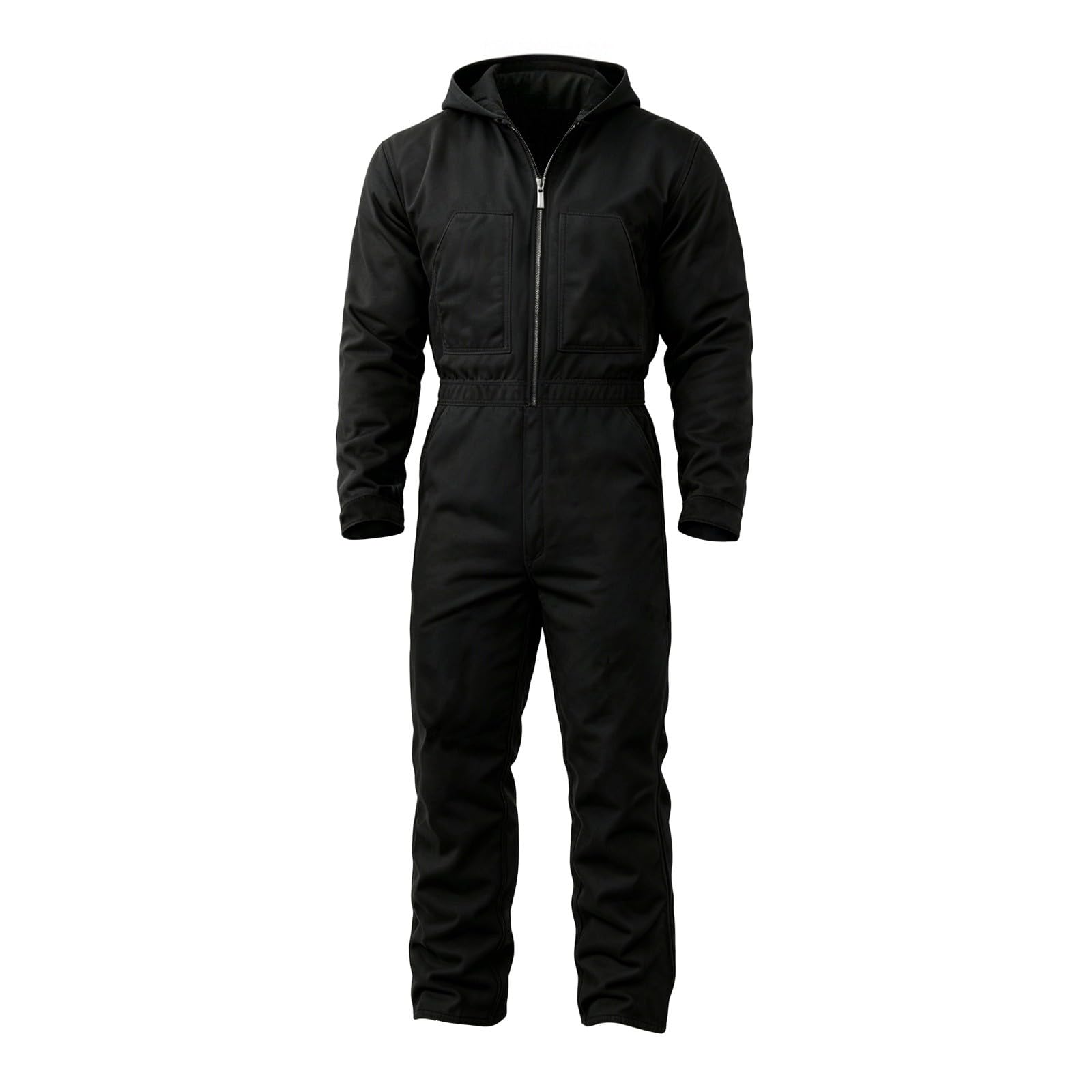 Tuta Sportiva Completa Uomo Due Pezzi Felpa Con Cappuccio Mezza Zip | Jogger Cargo Elastici in Vita Tessuto Resistente All’Usura Ideale per Allenamenti Casa Uscite Con Amici