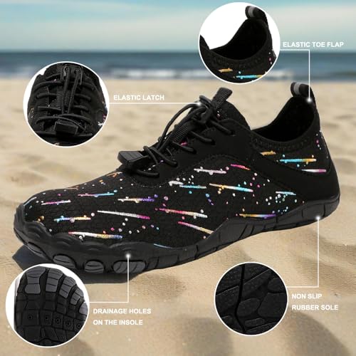 Image of Hike Barefoot Shoes Womens Men,Unisex Barefoot Water Shoes Breathable, Anti-Slip Hiking Footwear for Athletic Wide Toe Shoe Footwear for Hiking, Walking, Running, Yoga, and Water Sports