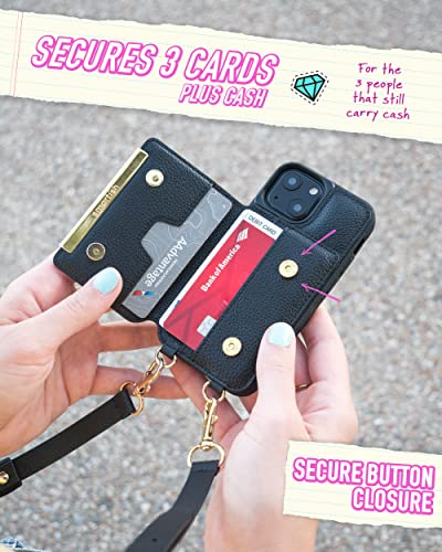 Smartish Iphone 13 Mini Crossbody Wallet Case For Women - Dancing Queen [Purse/Clutch With Detachable Strap & Wristlet] Protective Cover With Credit Card Holder - Chef's Special #TOP1